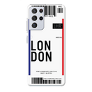 London Ticket Printed Slim Cases and Cover for Galaxy S21 Ultra