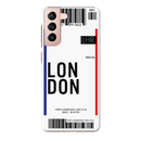London Ticket Printed Slim Cases and Cover for Galaxy S21 Plus
