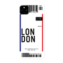 London Ticket Printed Slim Cases and Cover for Pixel 4A