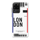London Ticket Printed Slim Cases and Cover for Galaxy S20 Ultra