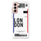 London Ticket Printed Slim Cases and Cover for Galaxy S21