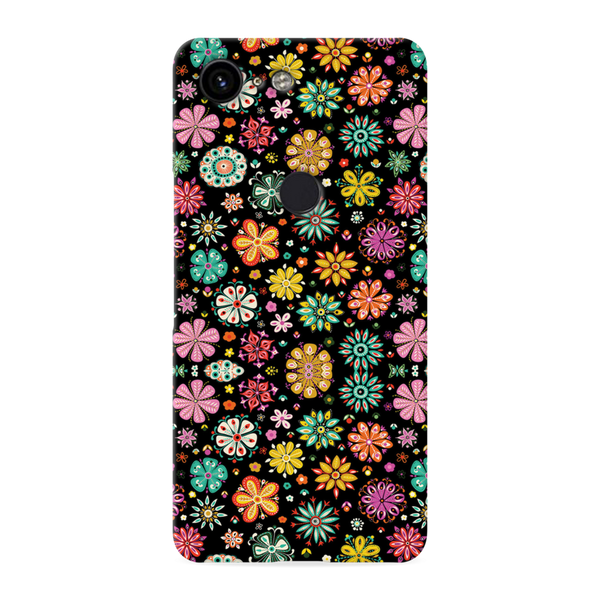 Night Florals Printed Slim Cases and Cover for Pixel 3 XL