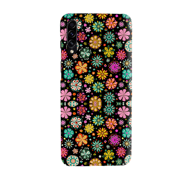 Night Florals Printed Slim Cases and Cover for Galaxy A30S