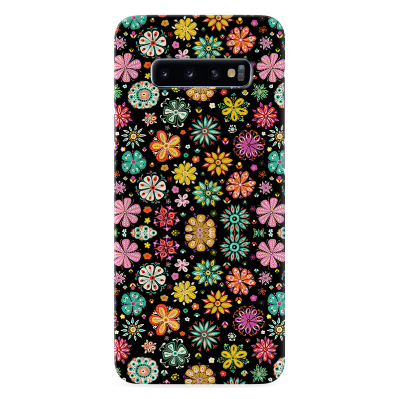 Night Florals Printed Slim Cases and Cover for Galaxy S10 Plus