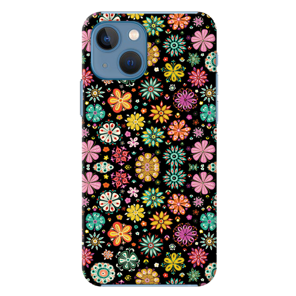 Night Florals Printed Slim Cases and Cover for iPhone 13 Mini