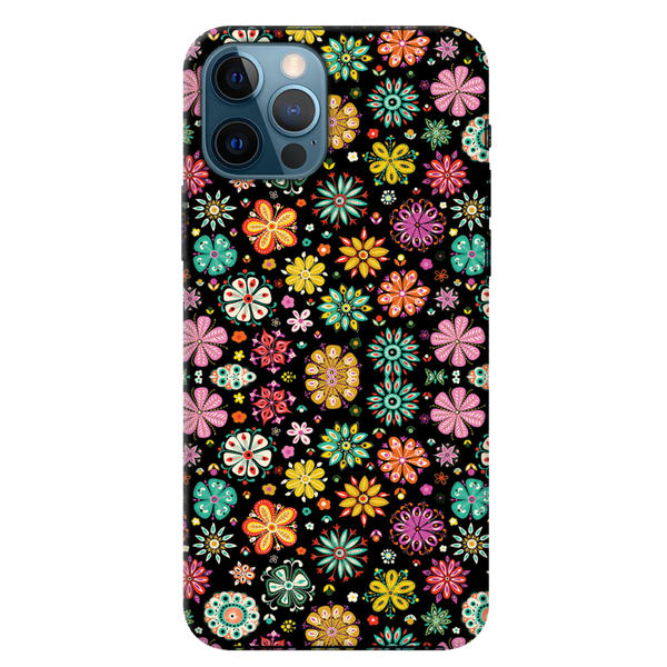 Night Florals Printed Slim Cases and Cover for iPhone 12 Pro