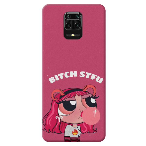 Bitch STFU Printed Slim Cases and Cover for Redmi Note 9 Pro Max