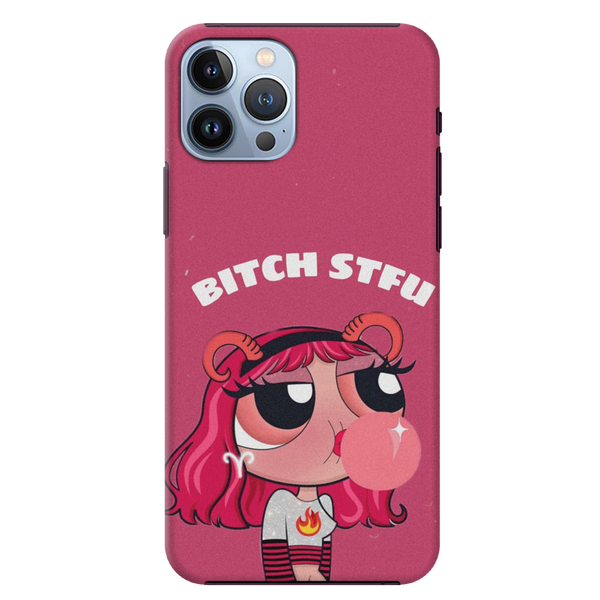 Bitch STFU Printed Slim Cases and Cover for iPhone 13 Pro Max