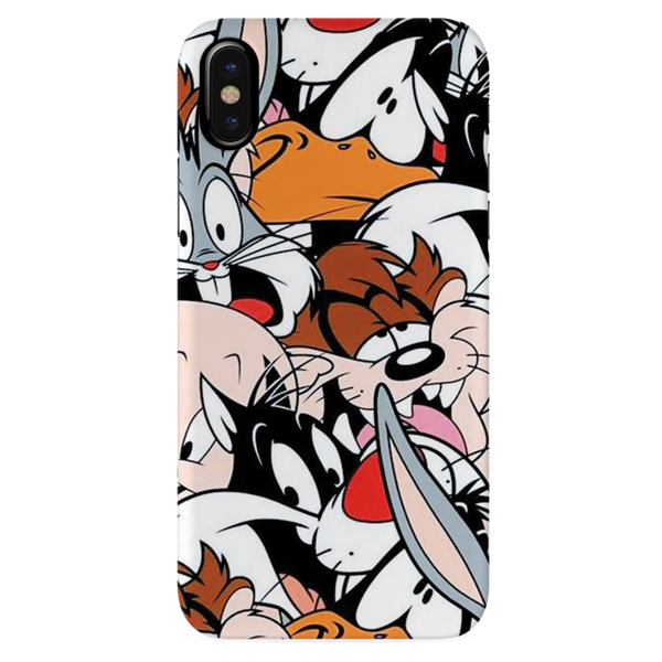 Looney Toons pattern Printed Slim Cases and Cover for iPhone XS