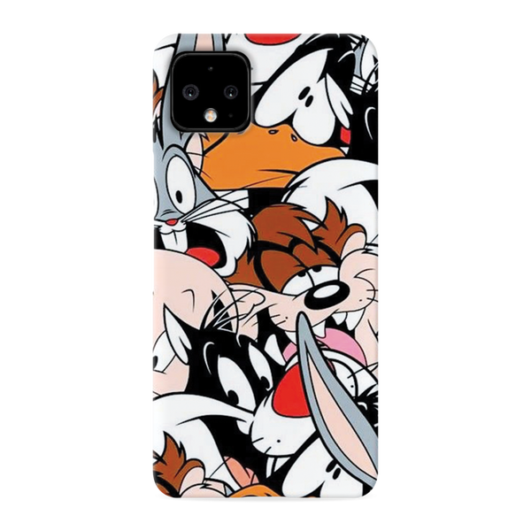 Looney Toons pattern Printed Slim Cases and Cover for Pixel 4 XL
