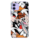 Looney Toons pattern Printed Slim Cases and Cover for iPhone 12 Mini