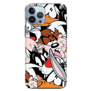 Looney Toons pattern Printed Slim Cases and Cover for iPhone 13 Pro