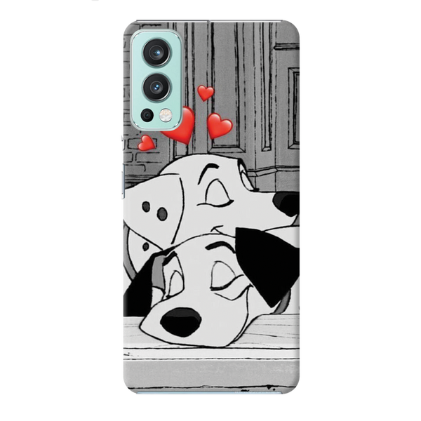 Dogs Love Printed Slim Cases and Cover for OnePlus Nord 2