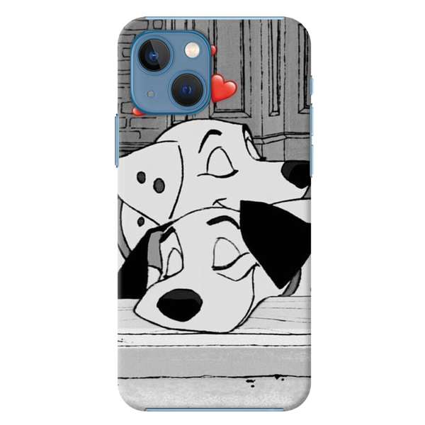 Dogs Love Printed Slim Cases and Cover for iPhone 13