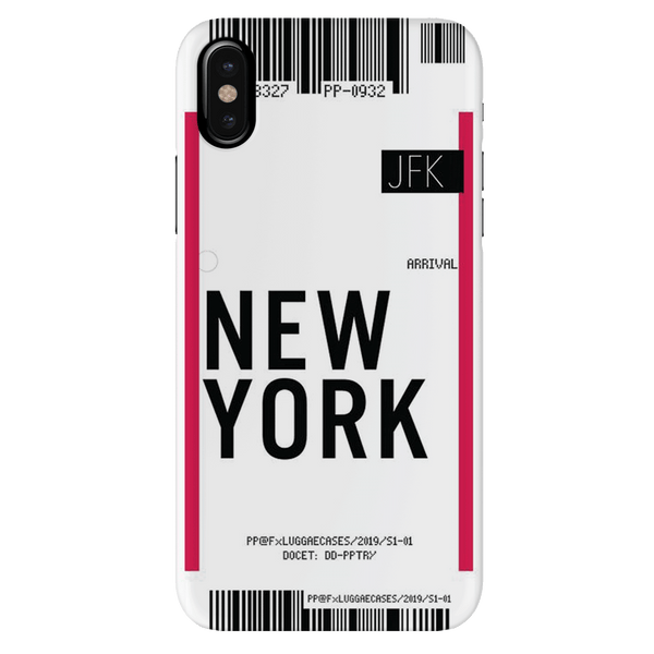 New York ticket Printed Slim Cases and Cover for iPhone X