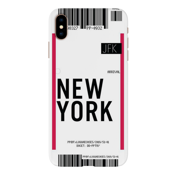 New York ticket Printed Slim Cases and Cover for iPhone XS Max