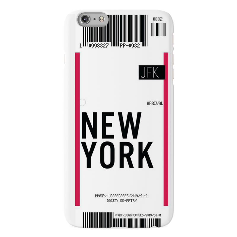 New York ticket Printed Slim Cases and Cover for iPhone 6 Plus