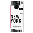 New York ticket Printed Slim Cases and Cover for Redmi Note 9 Pro Max