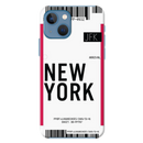 New York ticket Printed Slim Cases and Cover for iPhone 13 Mini