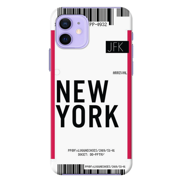 New York ticket Printed Slim Cases and Cover for iPhone 12