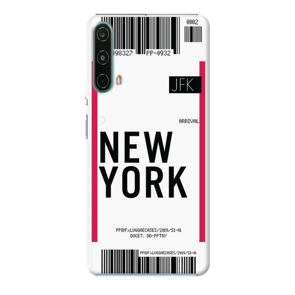 New York ticket Printed Slim Cases and Cover for OnePlus Nord CE 5G