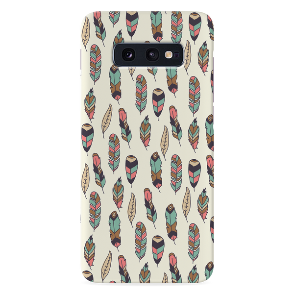 Feather pattern Printed Slim Cases and Cover for Galaxy S10E