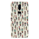Feather pattern Printed Slim Cases and Cover for OnePlus 6