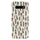 Feather pattern Printed Slim Cases and Cover for Galaxy S10 Plus