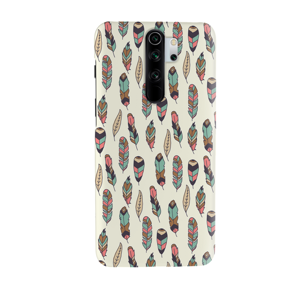 Feather pattern Printed Slim Cases and Cover for Redmi Note 8 Pro