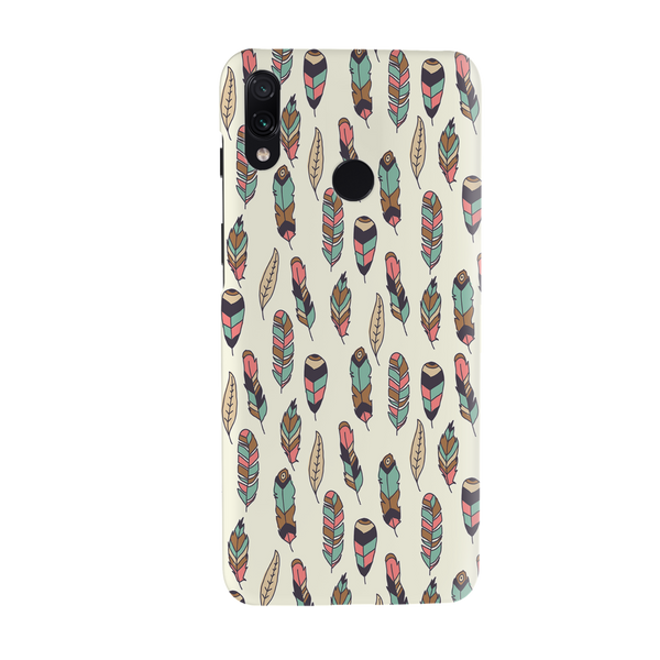 Feather pattern Printed Slim Cases and Cover for Redmi Note 7 Pro