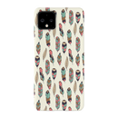Feather pattern Printed Slim Cases and Cover for Pixel 4 XL