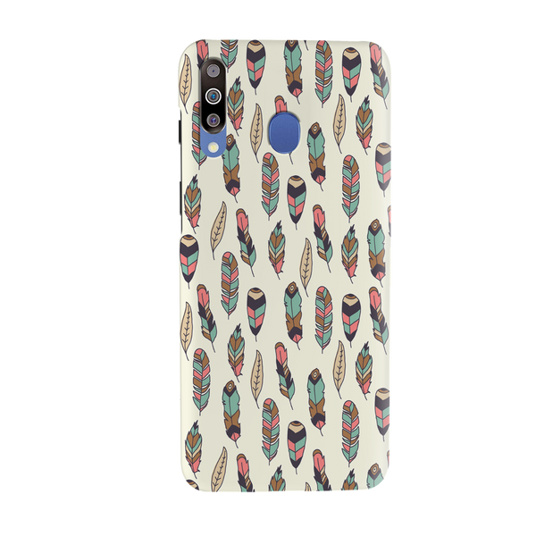 Feather pattern Printed Slim Cases and Cover for Galaxy M30