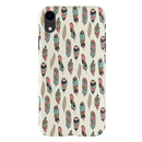 Feather pattern Printed Slim Cases and Cover for iPhone XR
