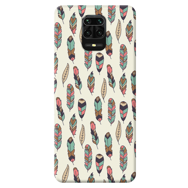 Feather pattern Printed Slim Cases and Cover for Redmi Note 9 Pro Max