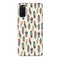 Feather pattern Printed Slim Cases and Cover for Galaxy S20 Plus