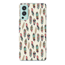 Feather pattern Printed Slim Cases and Cover for OnePlus Nord 2