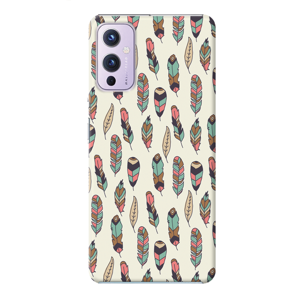 Feather pattern Printed Slim Cases and Cover for OnePlus 9