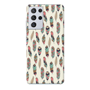 Feather pattern Printed Slim Cases and Cover for Galaxy S21 Ultra
