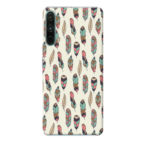Feather pattern Printed Slim Cases and Cover for OnePlus Nord CE 5G