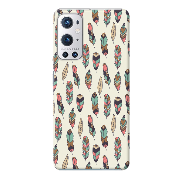 Feather pattern Printed Slim Cases and Cover for OnePlus 9R