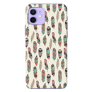 Feather pattern Printed Slim Cases and Cover for iPhone 12 Mini