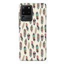 Feather pattern Printed Slim Cases and Cover for Galaxy S20 Ultra