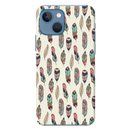 Feather pattern Printed Slim Cases and Cover for iPhone 13