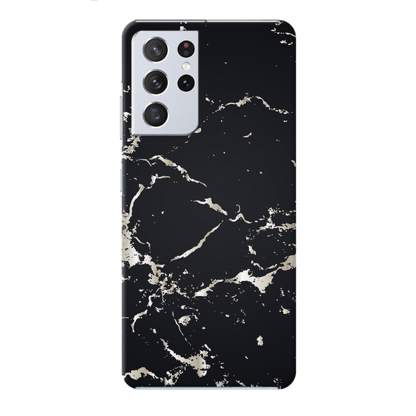 Dark Marble Printed Slim Cases and Cover for Galaxy S21 Ultra