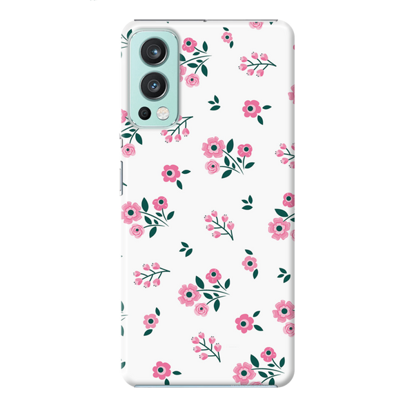Pink florals Printed Slim Cases and Cover for OnePlus Nord 2