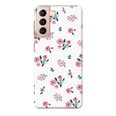 Pink florals Printed Slim Cases and Cover for Galaxy S21 Plus