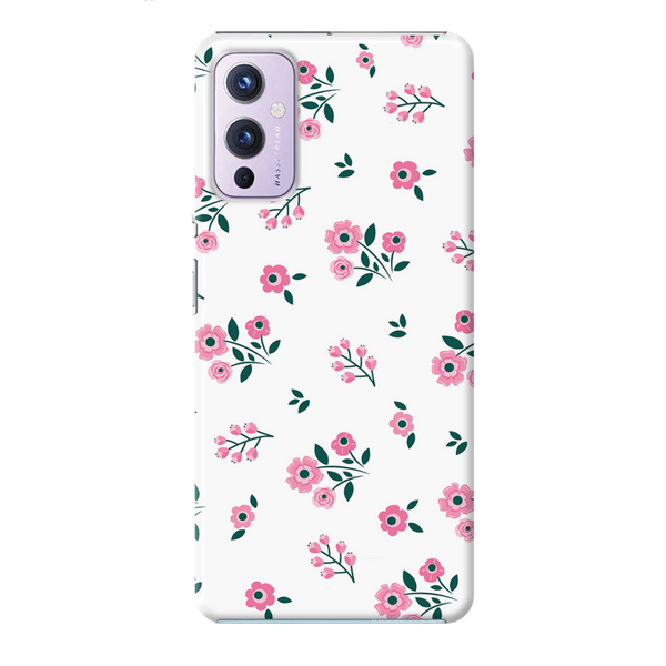 Pink florals Printed Slim Cases and Cover for OnePlus 9