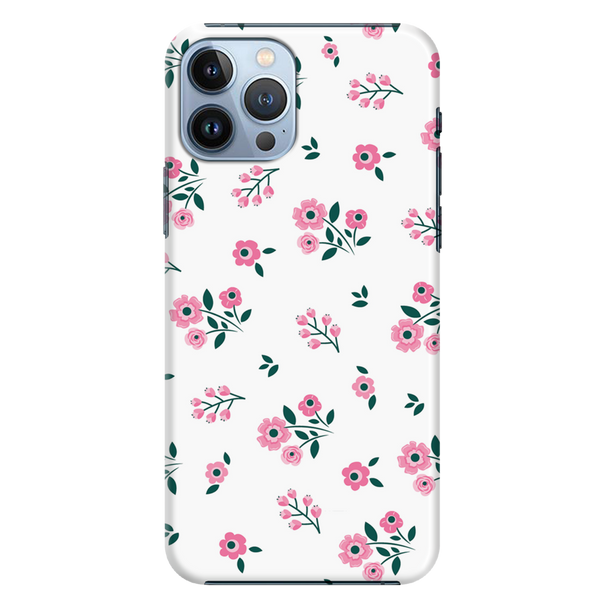 Pink florals Printed Slim Cases and Cover for iPhone 13 Pro