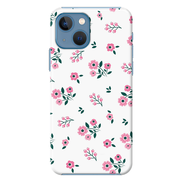 Pink florals Printed Slim Cases and Cover for iPhone 13 Mini