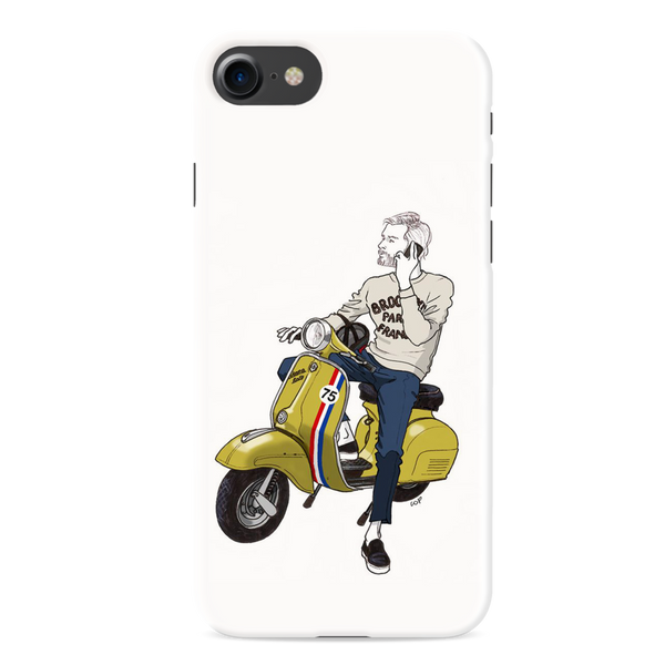 Scooter 75 Printed Slim Cases and Cover for iPhone 8